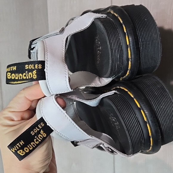 Dr.Martens Womens Blaire Ankle Leather Tractor Chunky Platform Sandals shoes 9 - Picture 6 of 13